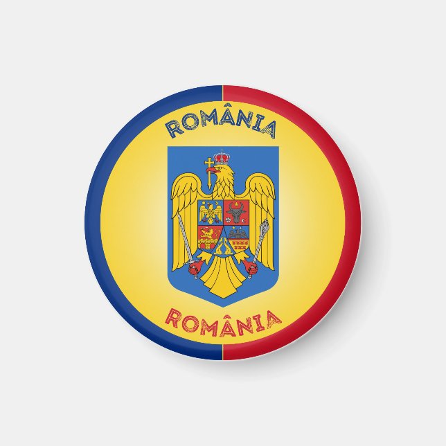 Rumänska kulturarvssymbol magnet (Framsidan)