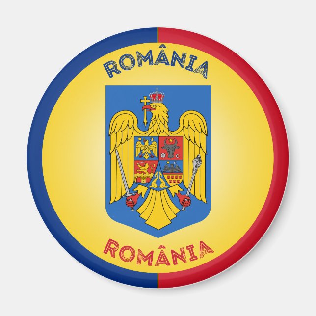 Rumänska kulturarvssymbol magnet (Framsidan)