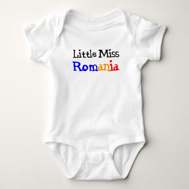 rumänska lilla fröken t shirt (Framsida)