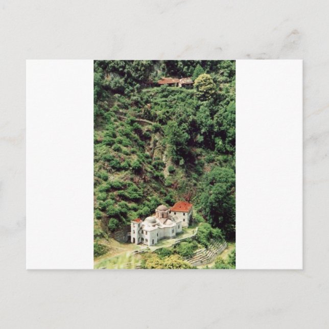 Rumänska Skete Lakkoskiti, på Athos-berget Vykort (Framsida)