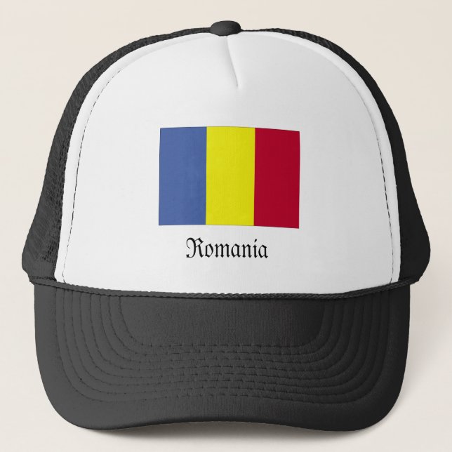 Rumänskt flaggalock keps (Framsida)