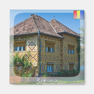 Rumänskt hus magnet