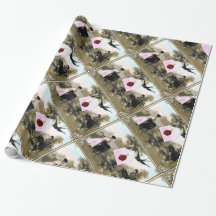 RUMÄNTISK VALENTINE BREV, RED VAX SEAL MED HJÄRTA