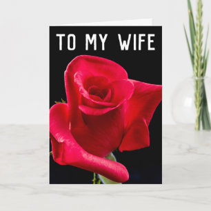 RUMÄNTISKA RO WIFE BIRTHDAY GREETY CARDS KORT