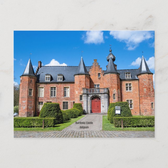 Rumbeke Castle, Belgien Vykort (Framsida)