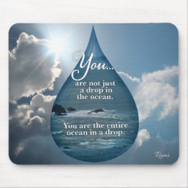 Rumi - A Drop in the Ocean Mousepad Musmatta