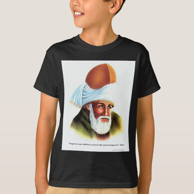 Rumi Bakvällningar/Kärlekstees Gåvor & Samlarobjek Tee Shirt (Framsida)