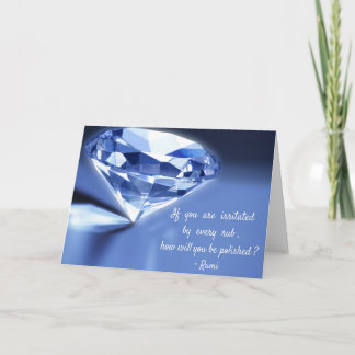 Rumi citerar om livet. Hur ska du bli polerad? Kort