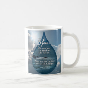 Rumi ~ Drop i Ocean Kaffemugg