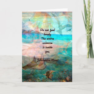 Rumi inspiration citat om Universe Kort
