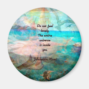 Rumi inspiration citat om Universe Magnet