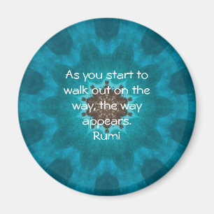 Rumi Inspirational Quotation som säger om Faith Magnet