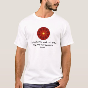 Rumi Inspirational Quotation som säger om Faith Tee