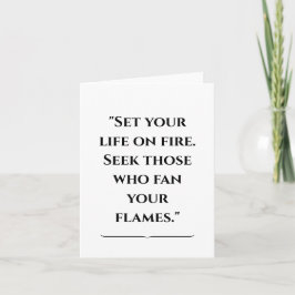 Rumi inspirational Quote Kort