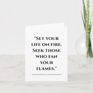 Rumi inspirational Quote Kort
