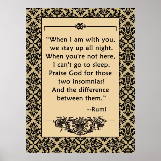 RUMI KÄRLEK-offert vid Poster eller utskrift (Framsidan)