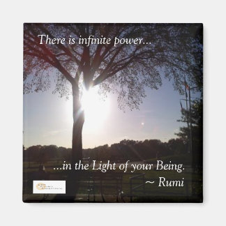 Rumi "Ljuset av din varelse" Magnet