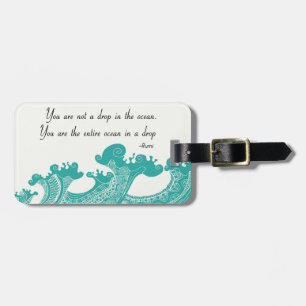 Rumi Ocean-citat Bagagebricka
