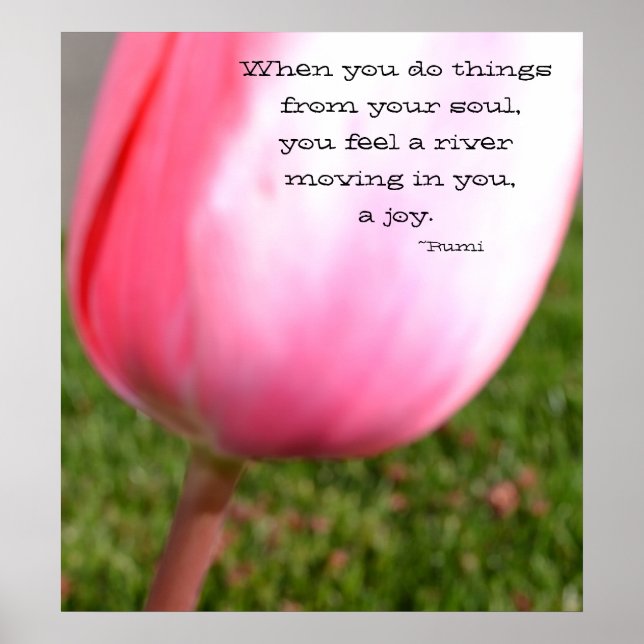Rumi Quote Poster (Framsidan)