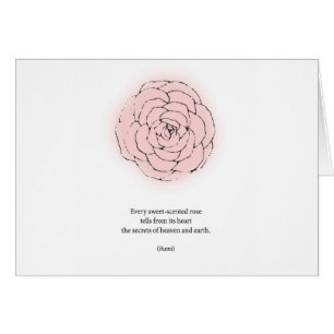 Rumi Ro Poetry Hälsningskort