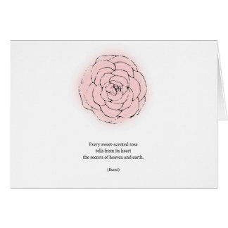 Rumi Ro Poetry Hälsningskort