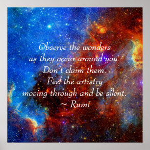 Rumi The wonders Poster