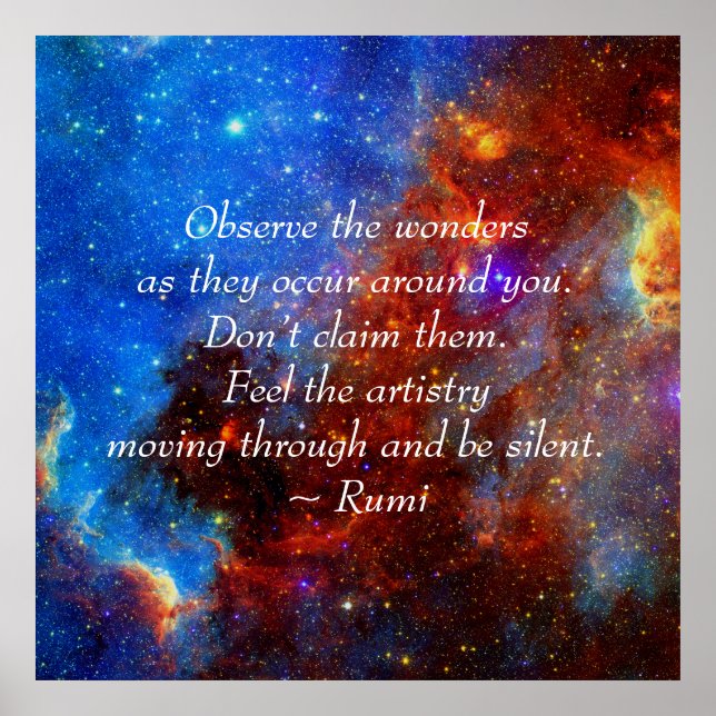 Rumi The wonders Poster (Framsidan)