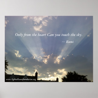 Rumi-utskrift Poster