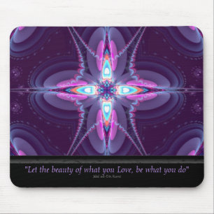 Rumi vishet: Fractalkonst Mousepad Musmatta
