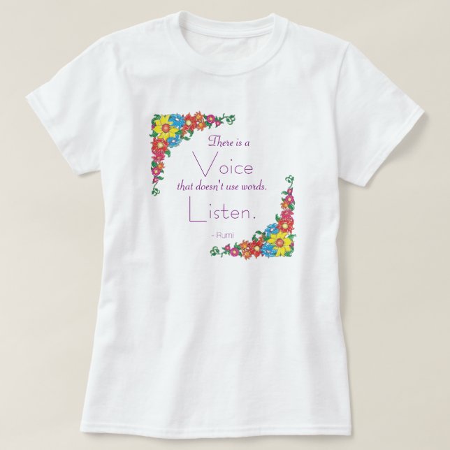 Rumis inspirationsoffert tee (Design framsida)