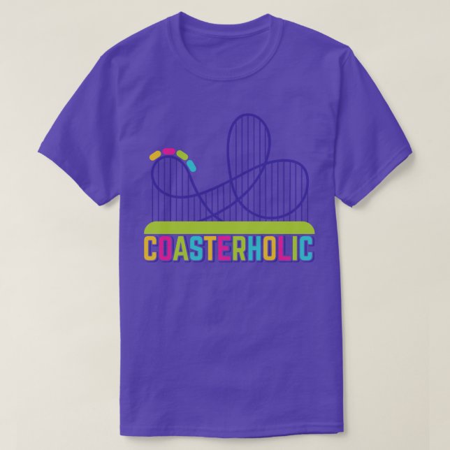 Rummelplatz Amusement Park Roligt Fair Rollercoast T Shirt (Design framsida)