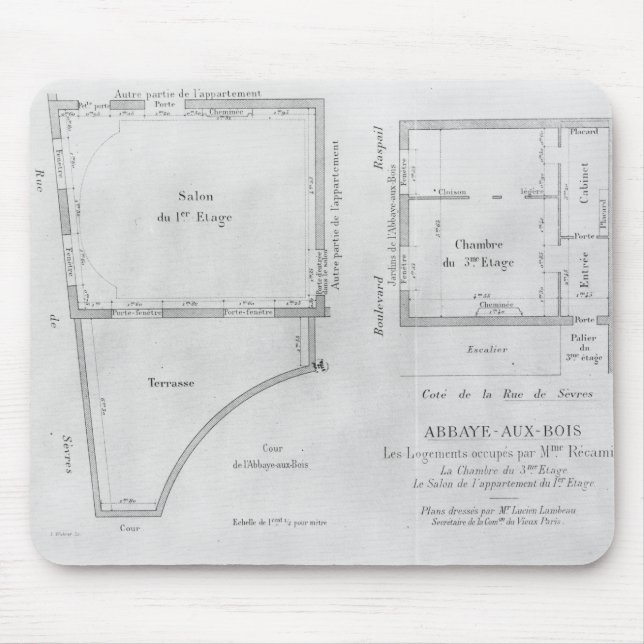 Rummen av madamen Recamier Musmatta (Framsidan)