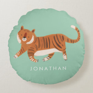 Rummet Nursery Cute Tiger Cute baby Rund Kudde