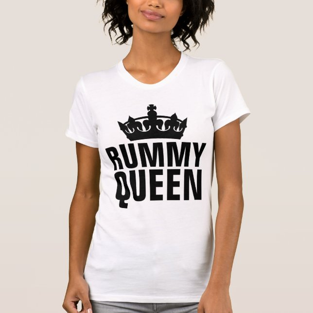 RUMMMY QUEEN T-Shirons T Shirt (Framsida)