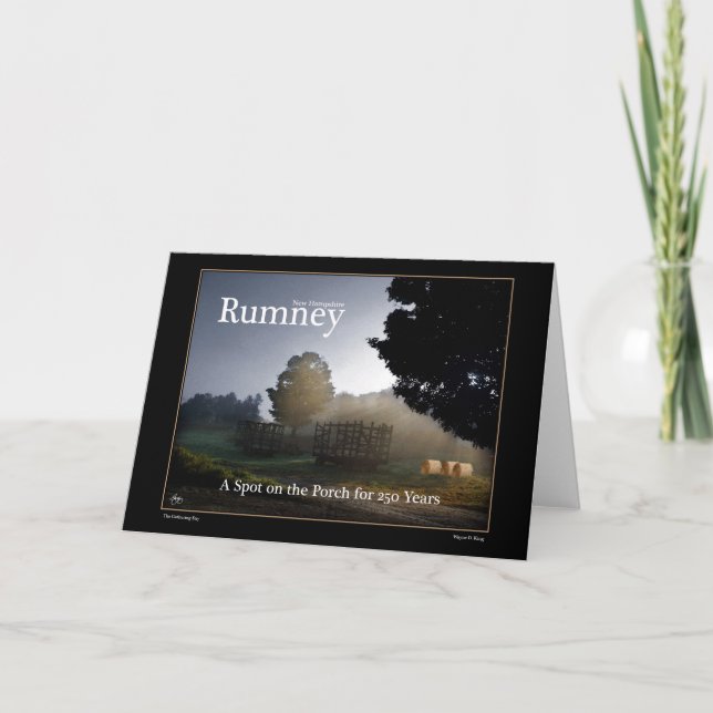 Rumney New Hampshire på kort 250 (Framsida)