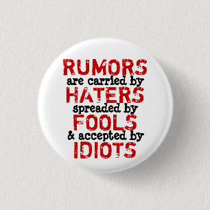 RUMORS ~ Button Truism Knapp