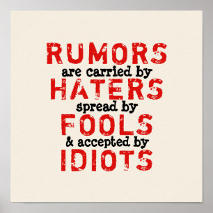 RUMORS - CHANGE FÄRG / Canvas Option - Poster