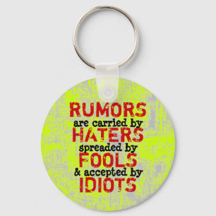 RUMORS ~ Keychain Truism / filosofi Nyckelring