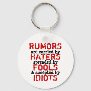 RUMORS ~ Keychain Truism / filosofi Nyckelring