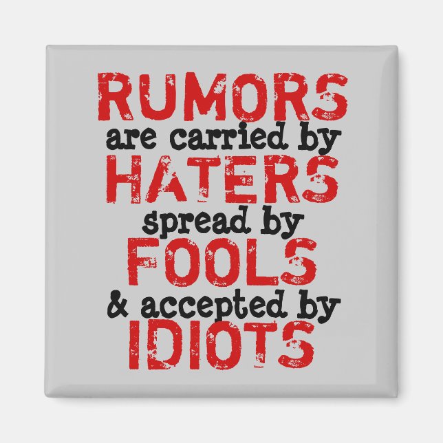 RUMORS ~ Magnet Truism (Framsidan)