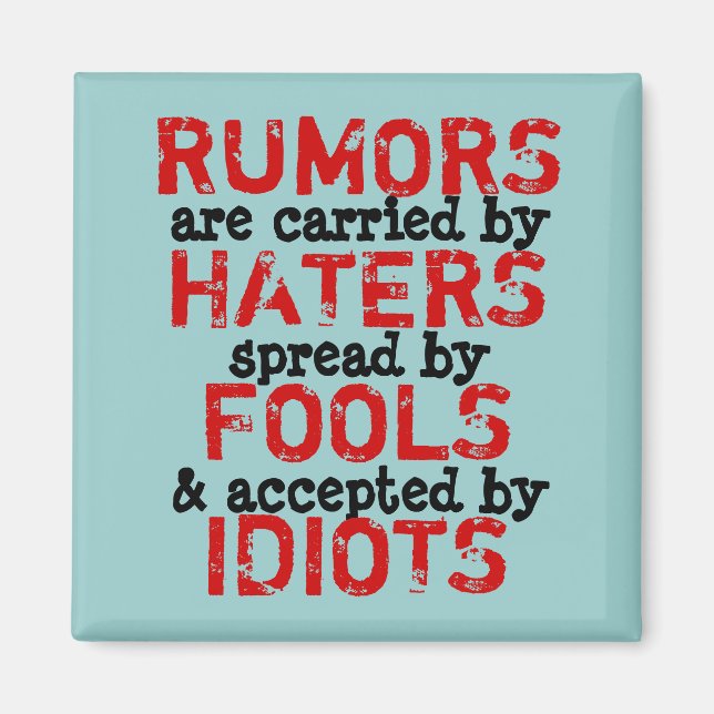 RUMORS ~ Magnet Truism (Framsidan)