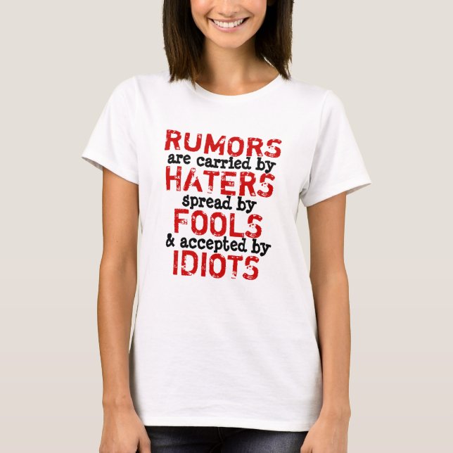 RUMORS ~ Tshirt Tee Shirt (Framsida)