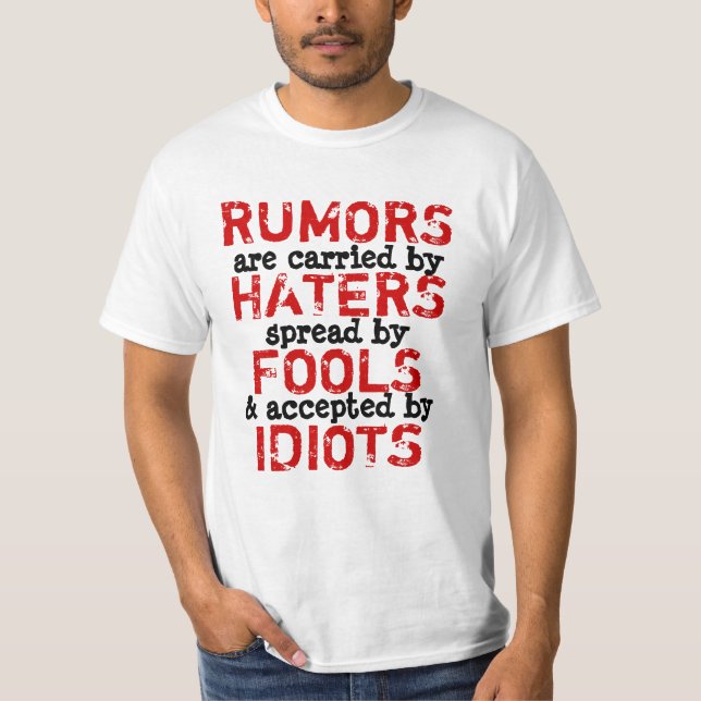 RUMORS ~ Tshirt TRUISM T Shirt (Framsida)