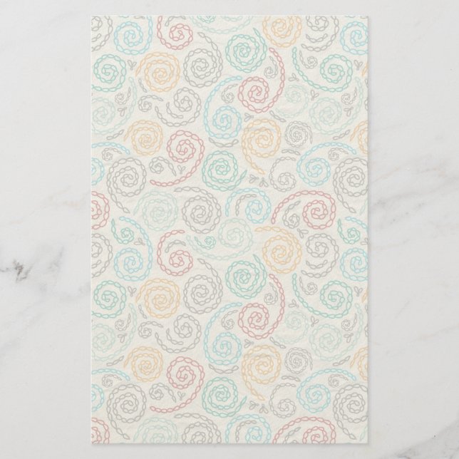 Rumpled papper för broderi finare (Framsida)