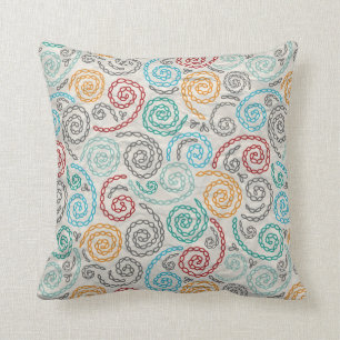 Rumpled papper för broderi finare kudde