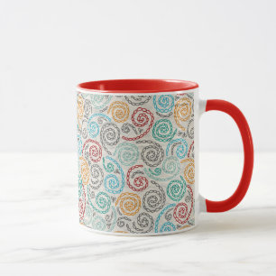 Rumpled papper för broderi finare mugg