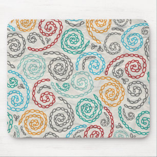 Rumpled papper för broderi finare musmatta