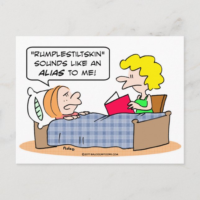 rumpletiltskin ljud som alias killbädd vykort (Framsida)