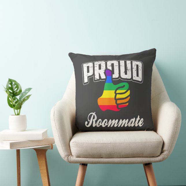 Rumskamrat Gay Pride Kudde (Stol)