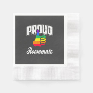 Rumskamrat Gay Pride Pappersservett